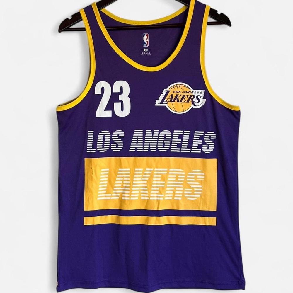 Los Angeles Lakers LeBron James 23 NBA Jersey Tank Top